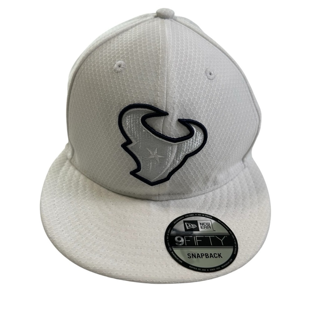 New Era Houston Texans NFL 100 Season White Snapback Cap One Size Fit All